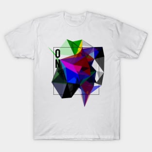 Abstract Geometric Collage T-Shirt